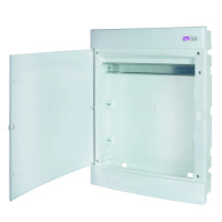 Щит встраиваемый 54 модуля IP40 белые дверцы ETI ECM 3x18PO MEDIA/EMPTY