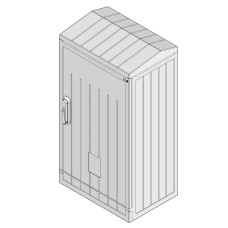 Щит ЩМПп 823х529х320 мм IP54 с наклонной крышей ETI KVR 80-53-32 P