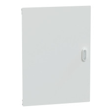 Дверь сплошная белая 4 ряда 96 модулей Schneider Electric PrismaSeT S