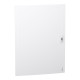 Дверь сплошная белая 4 ряда 96 модулей Schneider Electric PrismaSeT XS