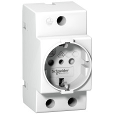 Розетка модульная 2P 16А IP20 итальянский стандарт Schneider Electric