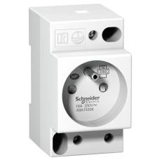 Розетка модульная 2P 16А IP20 французский стандарт Schneider Electric