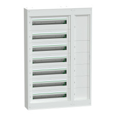 Щит 168 модулів 7 рядів IP30 з розподільчим каналом Schneider Electric PrismaSeT S