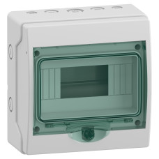 Щит навесной ЩРН-П 8 модулей IP65 прозрачные дверцы с клеммами N+PE Schneider Electric Mureva
