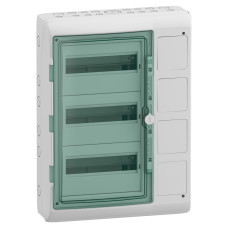 Щит навесной ЩРН-П 3 ряда 610х448х160 мм IP65 прозрачные дверцы Schneider Electric Mureva мод+4