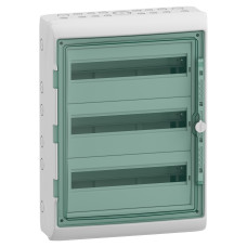 Щит навесной ЩРН-П 54 модуля IP65 прозрачные дверцы с клеммами N+PE Schneider Electric Mureva