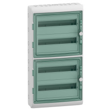 Щит навесной ЩРН-П 72 модуля IP65 прозрачные дверцы с клеммами N+PE Schneider Electric Mureva