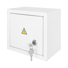Щит металлический навесной ЩРн 8 модулей IP30 серый E.NEXT e.mbox.stand.n.08.z