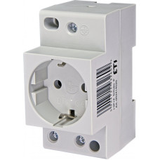 Розетка на DIN-рейку IP20 ETI t-2P+Z Schuko