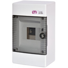 Щит навесной ЩРН-П 4 модуля IP40 прозрачные дверцы ETI ECT 4 PT