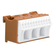 Блок фазных клемм 1P 3х16+11х4 мм² ширина 60 мм Hager QuickConnect