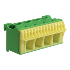 Блок PE-клемм 1P 4х16+14х4 мм² ширина 75 мм Hager QuickConnect