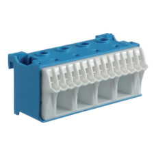Блок N-клемм 1P 4х16+14х4 мм² ширина 75 мм Hager QuickConnect