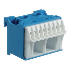 Блок N-клемм 1P 2х16+8х4 мм² ширина 45 мм Hager QuickConnect