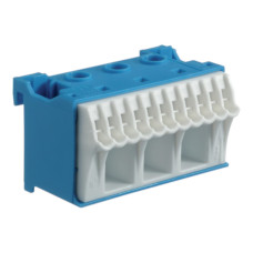 Блок N-клемм 1P 3х16+11х4 мм² ширина 60 мм Hager QuickConnect