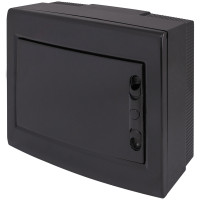 Щит навесной ЩМПп 12 модулей IP40 чёрный E.NEXT e.plbox.pro.n.12b.black