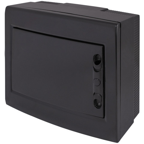 Щит накладний ЩМПп 12 модулів IP40 чорний E.NEXT e.plbox.pro.n.12b.black