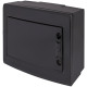 Щит накладний ЩМПп 12 модулів IP40 чорний E.NEXT e.plbox.pro.n.12b.black