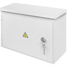 Щит металлический навесной ЩРн 12 модулей IP54 серый E.NEXT e.mbox.stand.n.12.z