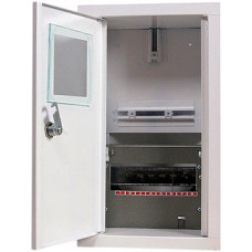 Щит металлический встраиваемый ЩУРв-1 8 модулей IP30 E.NEXT e.mbox.stand.w.f1.08.z