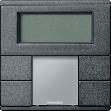 Терморегулятор KNX с дисплеем 2-кнопочный антрацит Schneider Electric System M