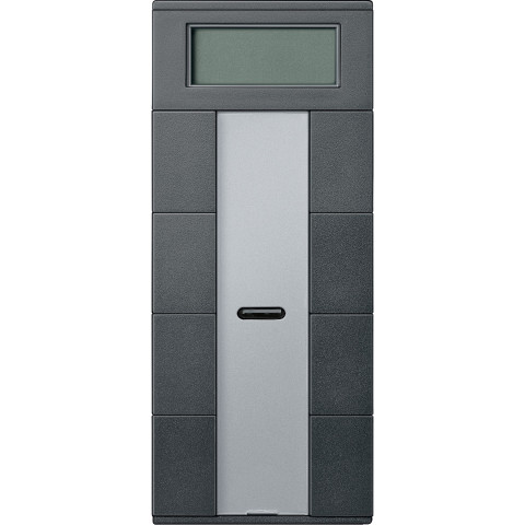 Терморегулятор KNX з дисплеєм 4-кнопковий антрацит Schneider Electric System M