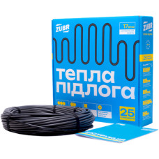 Кабель нагревательный двухжильный 620 Вт для 3,7-4,6 м² Ratey ZUBR DC Cable 17/620