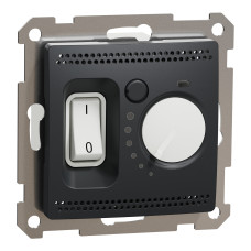 Терморегулятор для теплого пола с датчиком 3 м черный Schneider Electric Sedna Design