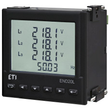 Анализатор сети END20L-RS (96x96мм, 85-253V AC/90-300V DC, RS-485)