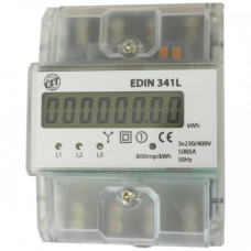 Счетчик электроэнергии HRN 341 L - Реле 3-ф, 1-т, LCD дисплей