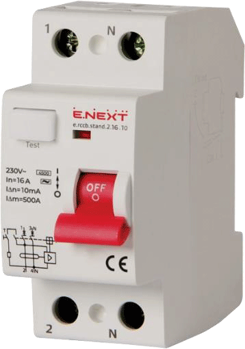 Диференційний захист від струму за допомогою вимикачів ENEXT