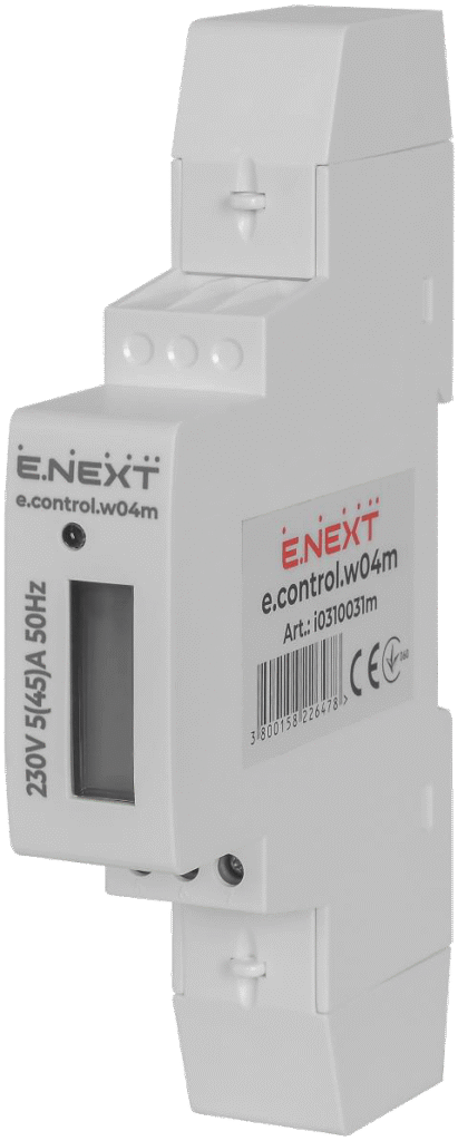 ЛІЧИЛЬНИК ОДНОФАЗНИЙ e.control.w04m 5(45)А
