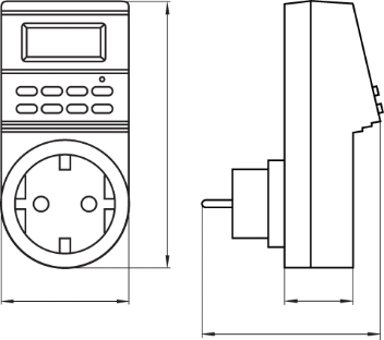 ТАЙМЕР ЕЛЕКТРОННИЙ ТИЖНЕВИЙ РОЗЕТКОВИЙ e.control.t14
