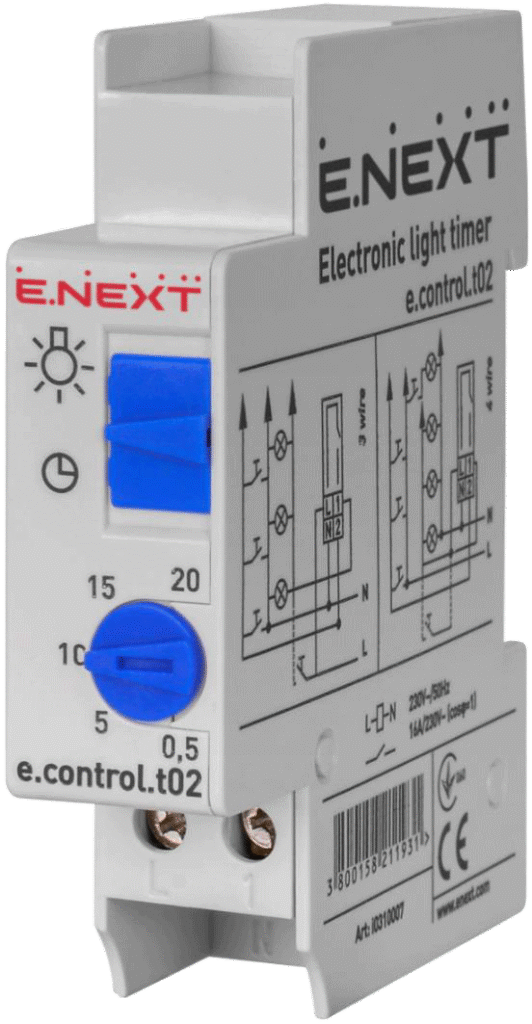 ТАЙМЕР ОСВІТЛЕННЯ e.control.t02