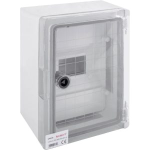 Щит пласт. ЩМПп 210х280х130 e.plbox  IP65 з прозорими дверцятами АБС-пластика 8m.tr