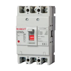 Автоматичний вимикач силовий 3-п. 80А e.industrial.ukm.100S "Е-НЕКСТ"