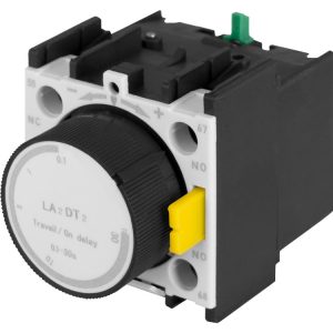 Приставка контактна з затримкою часу e.pro.ukc.ut.on30, затримка  на ввімкнення. 0,1-30 сек. 1NO+1NC