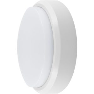 Світильник світлодіодний вологозахищений e.LED.rondo.8.4500.white, 8Вт, 4500К, IP54, білий