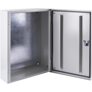 Щит металевий ЩМП 400х400х200 IP54 з монтажною панеллю e.mbox.IPro.IP.40.40.20