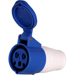 Розетка 213 переносна 2Р+PЕ 16А 220В IP44