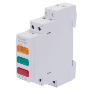Індикатор на DIN-рейку e.i.din.380.3f.red