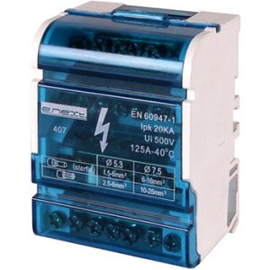 Шина нульова в корпусі 4х15мм