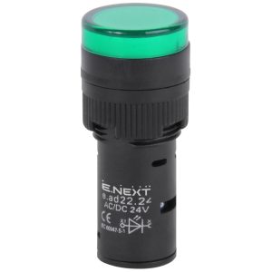 Арматура світлосигнальна e.ad22.24.green Ø22мм 24В АС/DC зелена