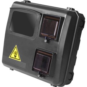 Щит пластиковий ЩМПп КДЕ-3 під одно-трифазний лічильник, навісна