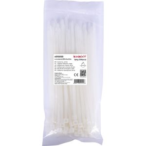 Хомут 8,0х300 білий( 100шт.) e.ct.stand 300.8