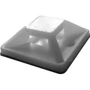 Площадка під хомут 20х20 біла (100шт)