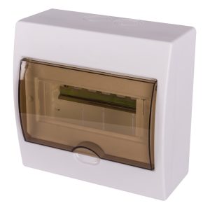 Щит пластиковий ЩРН-П- 08 модулів. зовнішній монтаж, IP40 "Е-НЕКСТ"