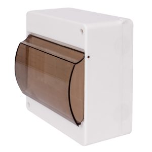 Щит пластиковий ЩРН-П- 06 модулів зовнішній монтаж,IP40 "Е-НЕКСТ"