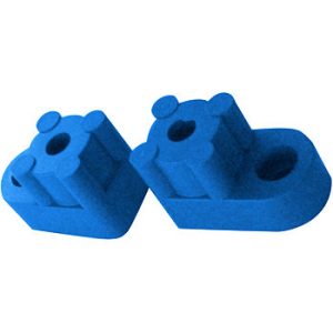 Ізолятор кутовий для "О" шини синій E.next