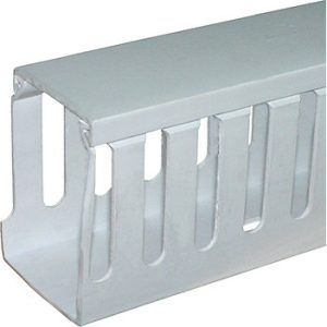 Кабель-канал 80х50 перфорований сірий, e.trunking.perf.stand.80.50, 2м